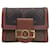 Louis Vuitton Billetera compacta con chip Castaño