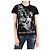 Alexander Mcqueen Schwarzes T-Shirt mit Logo-Print und kurzen Ärmeln QZABT