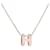 Hermès Pop Mini Halskette aus Roségold Pink  - Ansicht 7