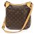 Louis Vuitton Borsa a tracolla Odeon PM in tela monogramma Marrone