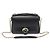 Gucci Black Leather Interlocking Top Handle Small Chain