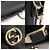 Gucci Black Leather Interlocking Top Handle Small Chain - view 7