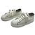 Prada Sneakers basse in pelle bianca per donne Bianco - vista 4