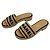 Chanel Lambskin Embroidered Logo Mule Sandals Brown - vista 4