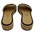 Chanel Lambskin Embroidered Logo Mule Sandals Brown - vista 5