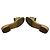 Chanel Lambskin Embroidered Logo Mule Sandals Brown - vista 6