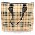 Burberry PVC Haymarket Check Onslow Tragetasche Braun