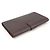Saint Laurent Clutch Cabas Y-Line in Pelle Marrone - vista 5