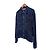Prada Giacca cropped in denim leggero con zip per uomo, blu navy, XL