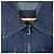 Prada Giacca cropped in denim leggero con zip per uomo, blu navy, XL - vista 9