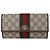 Gucci Cartera Larga Ophidia Castaño