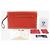 Valentino Clutch con tracolla Rockstud Rossa Rosso - vista 8