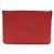Chanel Clutch Chevron Grande Rosso Argento - vista 3