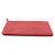 Chanel Clutch Chevron Grande Rosso Argento - vista 4