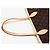 Louis Vuitton Borsa a Spalla Monogram Beige Neverfull MM Marrone - vista 7