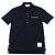 Thom Browne Pique-Polo mit Tasche Größe Marineblau