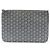 Goyard Clutch Senat MM Grey Marrone - vista 3