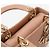 Borsa a tracolla Mini Lady Dior in pelle di lucertola rosa - vista 6