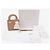 Borsa a tracolla Mini Lady Dior in pelle di lucertola rosa - vista 8