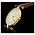 Cartier Relógio de quartzo vermeil mostarda com pulseira de couro marrom e dourado - vista 2