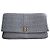 Miu Miu Große graue Stepp-Clutch Braun