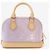 Louis Vuitton Borsa a tracolla Nano Alma Vernis Monogramma Lilla Porpora - vista 3