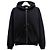 Céline Giacca con cappuccio zip loose con stampa logo a schermo bianco e nero - vista 10