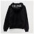 Céline Giacca con cappuccio zip loose con stampa logo a schermo bianco e nero - vista 11