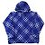 Burberry Karierter Fleece-Hoodie Blau XL