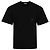 Céline Lockere Kurzarm-T-Shirt mit gesticktem Logo Schwarz