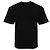 Céline Lockere Kurzarm-T-Shirt mit gesticktem Logo Schwarz - Ansicht 3