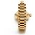 Rolex Damenarmbanduhr Datejust aus Gold mit Diamanten Golden - Ansicht 18