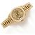 Rolex Damenarmbanduhr Datejust aus Gold mit Diamanten Golden - Ansicht 24