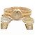 Rolex Damenarmbanduhr Datejust aus Gold mit Diamanten Golden - Ansicht 26