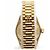 Rolex Damenarmbanduhr Datejust aus Gold mit Diamanten Golden - Ansicht 7