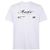 Weißes Baumwoll-T-Shirt mit gesticktem Moncler La Prima-Logo - Ansicht 4