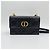 Dior Miss Caro Mini Macro Cannage in Pelle di Pecora Nera Nero - vista 3