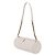 Saint Laurent Lafirma Mini-Röhrenhandtasche aus Lammwildleder Vintage Weiß - Ansicht 4