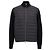 Moncler Cashmere-Zip-Cardigan mit Daunenfüllung Schwarz - Ansicht 4