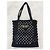 Tote Prada Schultertasche aus gehäkeltem Gewebe schwarz - Ansicht 4