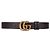 Gucci Cinturón de cuero reversible con doble hebilla - vista 4