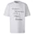 Alexander Mcqueen T-shirt con stampa testuale Bianco  - vista 1