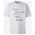 Alexander Mcqueen T-shirt con stampa testuale Bianco  - vista 4