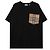 Burberry T-shirt in cotone con tasca - vista 3