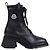 Moncler Stivaletti con lacci, tasca a soffietto e patch logo Nero - vista 3