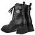 Moncler Stivaletti con lacci, tasca a soffietto e patch logo Nero - vista 5