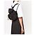 Prada Schwarzer Nylon-Rucksack mit Logo-Plakette - Ansicht 6