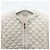 Moncler Cardigã acolchoado com zíper geométrico branco - vista 14