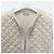 Moncler Cardigã acolchoado com zíper geométrico branco - vista 17
