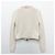 Moncler Cardigã acolchoado com zíper geométrico branco - vista 2